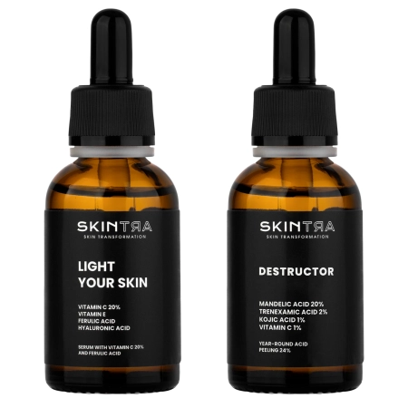 SkinTra – Vitamin C & Peel Duo-Set – 30 ml + 30 ml