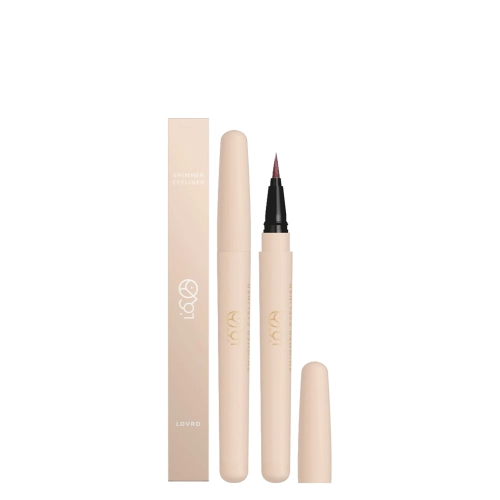 LOVRO - Shimmer Eyeliner - Glänzender Flüssig-Eyeliner - 02 Wine - 0,6g