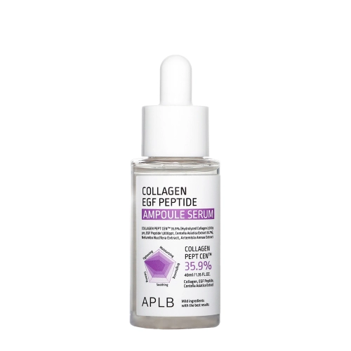 APLB - Collagen-EGF-Peptid-Ampullen-Serum – Feuchtigkeitsspendendes und straffendes Gesichtsserum – 40 ml