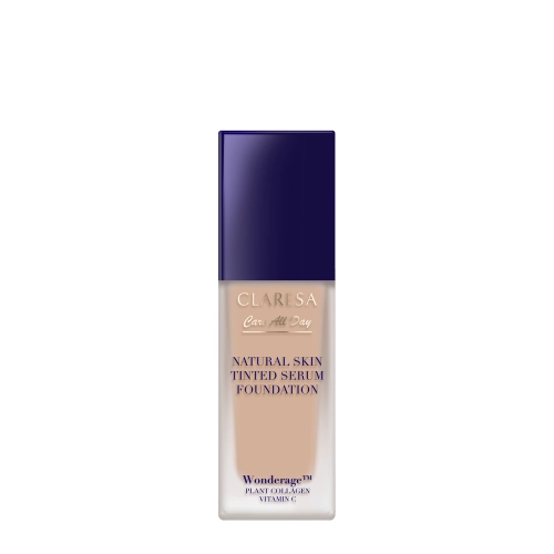 Claresa - Natural Skin Tinted Serum Foundation – Foundation-Serum mit natürlichem Finish – 2N Medium Neutral – 32ml