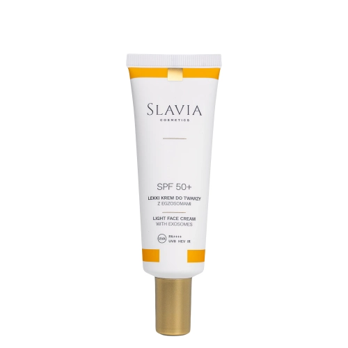 Slavia Cosmetics - SPF 50+ Leichte Gesichtscreme mit Exosomen - 50 ml