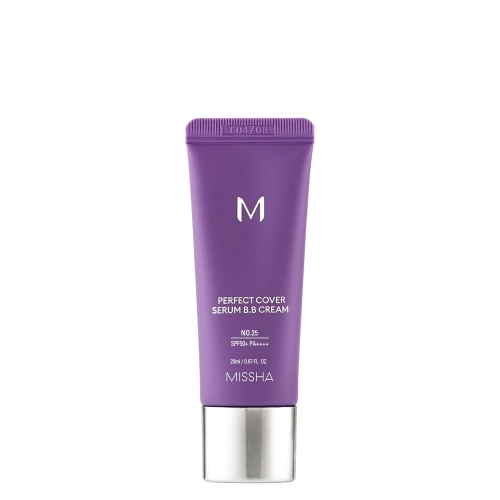 Missha - M Perfect Cover Serum BB Cream SPF50+/PA++++ - Abdeckende BB Cream Serum - No.25 Warm Beige - 20ml
