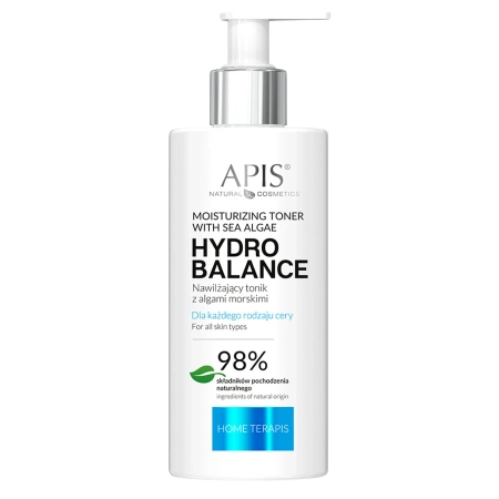 Apis - Professional - Hydro Balance - Moisturizing Toner with Sea Algae - Feuchtigkeitsspendendes Gesichtswasser mit Meeresalgen  - 500ml