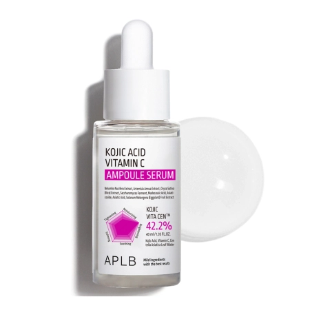 APLB - Kojic Acid Vitamin C Ampoule Serum - Revitalisierendes Gesichtsserum - 40ml
