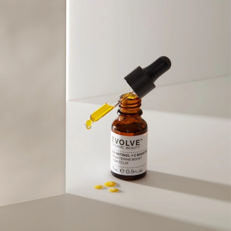 Evolve Organic Beauty - Bio-Retinol + C Booster - Serum mit Bio-Retinol und Vitamin C - 15ml