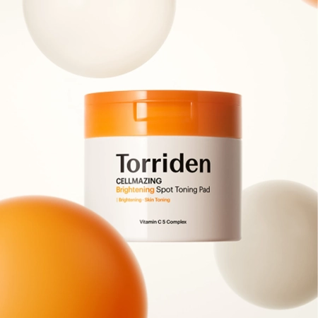 Torriden - Cellmazing Brightening Spot Toning Pad – Aufhellende Gesichtspads – 70 Stück/175 ml