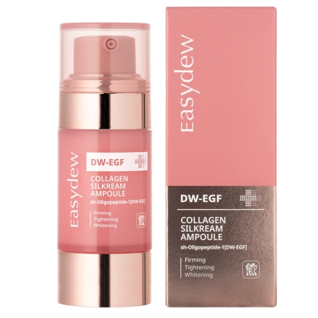 Easydew – DW-EGF Collagen Silkream Ampoule – Feuchtigkeitsspendende und straffende Ampulle mit Kollagen – 55 g