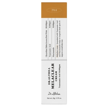 Dr. Althea – Melaclear Cream – Spot-Creme gegen Hautverfärbungen – 20 g