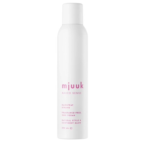 Mjuuk – Naked Sense Fragrance-free Hairspray Strong – Fixierendes Haarspray – Parfümfrei – 250 ml
