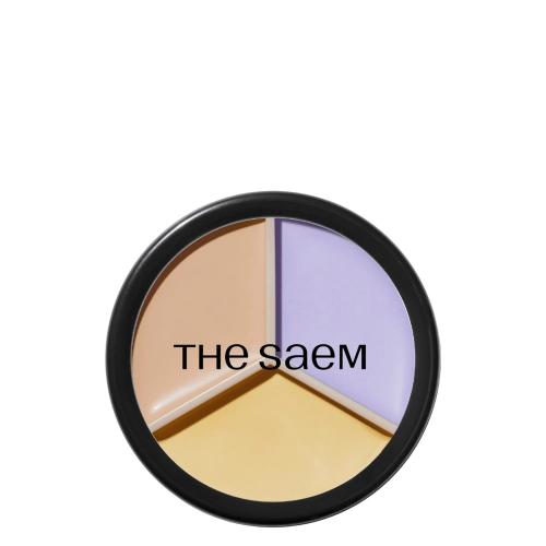The Saem - Cover Perfection Triple Pot Concealer - Dreifach-Concealer in einer Palette - 04 Tone Up Beige - 13,5 g