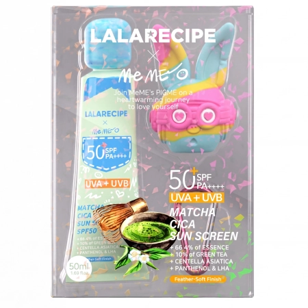 Lalarecipe - Matcha Cica Sun Cream - Beruhigende Sonnenschutzcreme SPF50+ PA++++ - 50ml
