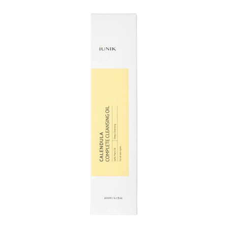 iUNIK - Calendula Complete Cleansing Oil - Make-up-Entfernungsöl mit Calendula-Extrakt - 200ml
