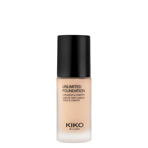 KIKO Milano – Unlimited Foundation – Langanhaltendes Make-up für das Gesicht – 4,5G – 30 ml