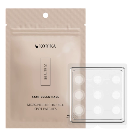 KORIKA - Skin Essentials Microneedle Trouble Spot Patches – Mikronadel-Pflaster gegen Unreinheiten – 9 Stück
