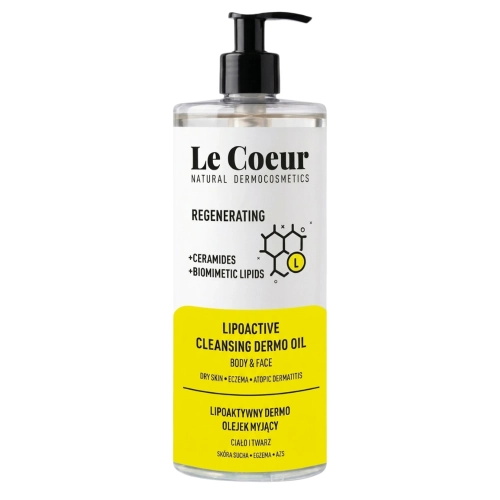 Le Coeur - Regenerating - Lipaktives Dermo-Reinigungsöl für Gesicht und Körper - 700 ml