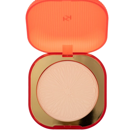 KIKO Milano - Juicy Fizz Summerproof Powder Foundation SPF50 - Mattierende Foundation in Puderform - 03 Natural Rose - 9g
