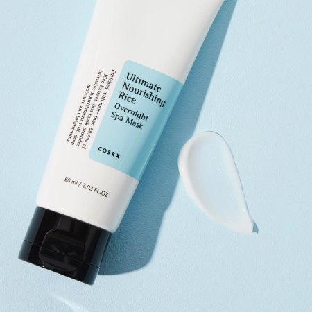 COSRX – Ultimate Nourishing Rice Overnight Spa Mask – Nährende Overnight-Maske mit Reisextrakt – 60ml