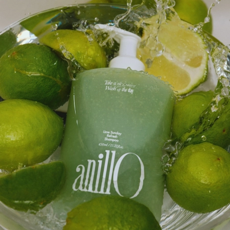 Anillo - Lime Sunday Refresh Shampoo - Tiefenreinigendes Shampoo für Haare und Kopfhaut - 450ml