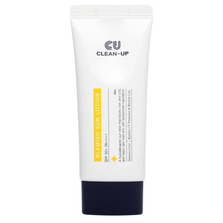 CUSKIN - Clean Up Blemish Sun Lotion SPF50+/PA++++ - Sonnenschutzcreme für das Gesicht - 60 ml