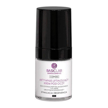BasicLab - Copperis - Aktiv straffende Nacht-Augencreme 0,3% reines Kupferpeptid - 18ml
