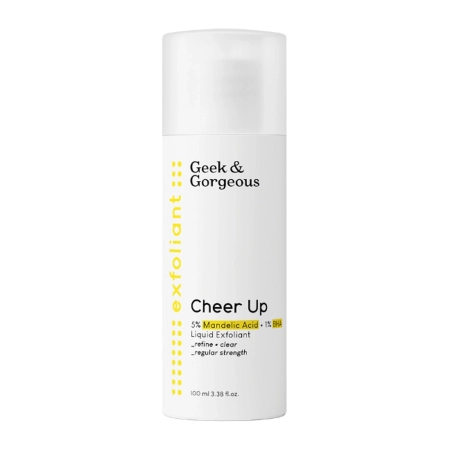 Geek & Gorgeous - Cheer Up - Mittleres Peeling für Misch- und Aknehaut mit 6% Mandelsäure und BHA - 100ml