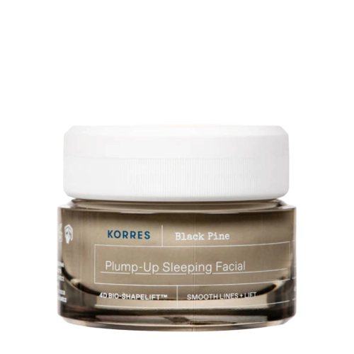 Korres - Black Pine Plump-Up Sleeping Facial - Straffende Nachtcreme fürs Gesicht - 40ml