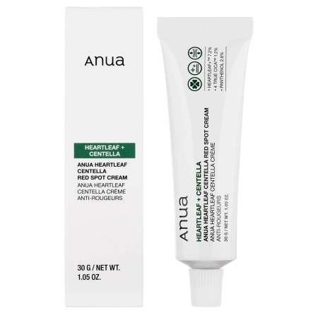 Anua - Heartleaf Centella Red Spot Cream - Beruhigende Creme für problematische Haut - 30 g