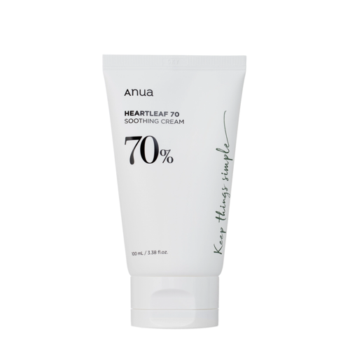 Anua - Heartleaf 70% Soothing Cream - Lindernde Gesichtscreme mit Houttuynia Cordata - 100ml