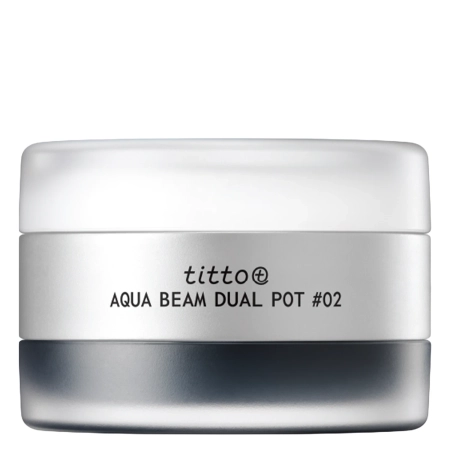 titto - Lip & Cheek Dual Pot - Duo für Lippen und Wangen - #02 Supernova/Black Hole - 10g