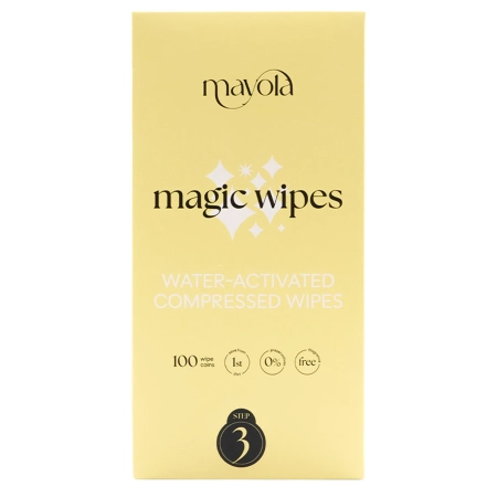 Mayola - Magic Wipes Step 3 - Feuchttücher in Tablettenform - 100 Stück 