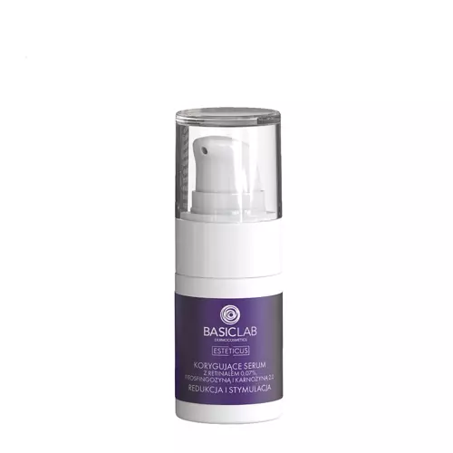 BasicLab - Reduktion und Stimulation - Korrigierendes Serum mit Retinal 0,07%, Phytosphingosin und Carnosin 2,0 - 15ml