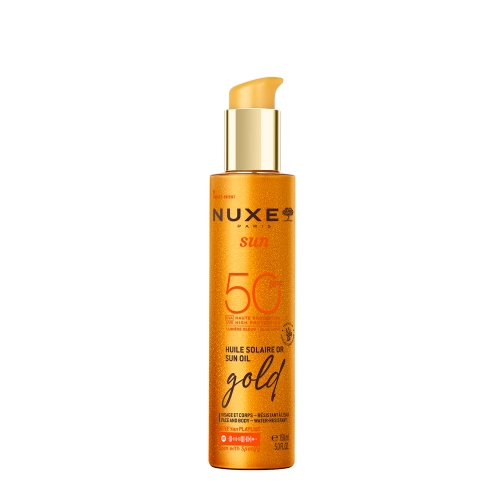Nuxe - Sun - Aufhellendes Haut- und Körper-Sonnenschutz Öl LSF50 mit Partikeln - 150ml