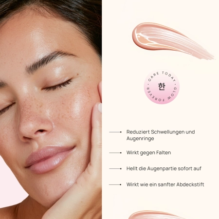 HanGlow - Darkless - Pink BB Eye Cream - Creme - Abdeckstift für die Unteraugenpartie - 15ml