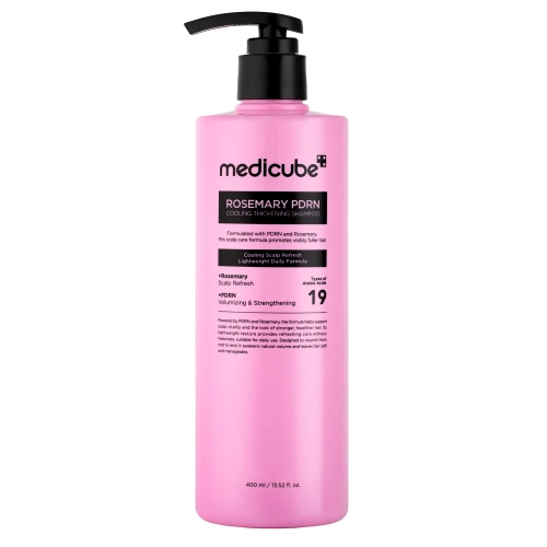 Medicube - Rosemary PDRN Cooling Thickening Shampoo - Shampoo gegen Haarausfall - 400 ml