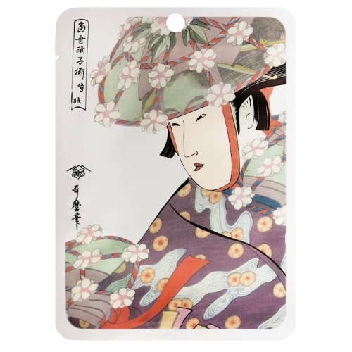 Mitomo - Aloe + Cherry Blossom Essence Mask - Tuchmaske mit Aloe-Extrakt und japanischer Kirschblüte - 1 Stück/25g