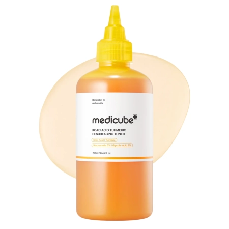 Medicube - Kojic Acid Turmeric Resurfacing Toner – Aufhellendes Gesichtswasser – 250ml