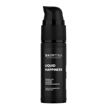 SkinTra - Liquid Happiness - Serum mit Retinal 0,3% für Gesicht und Augenpartie - 30ml