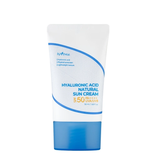 Isntree - Hyaluronic Acid Natural Sun Cream SPF50+/PA++++ - Creme mit mineralischem Filter - 50ml