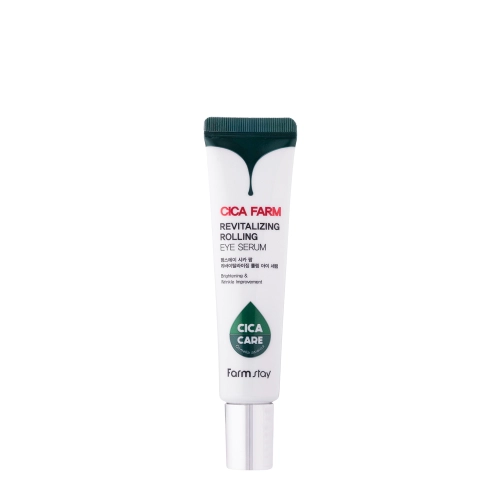 Farmstay - Cica Farm Revitalizing Rolling Eye Serum - Augenserum mit Centella Asiatica-Extrakt - 25ml