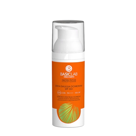 BasicLab - Protecticus - Prävention und Antioxidans - Leichte Schutzemulsion SPF50+ - 50ml
