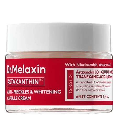 Dr.Melaxin - Astaxanthin Anti-Freckles and Whitening Capsule Cream - Aufhellende Anti-Aging-Creme mit Astaxanthin - 50 g