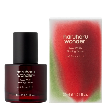 Haruharu Wonder – Rose PDRN Firming Serum – Straffendes Serum mit 0,1 % Retinal und PDRN – 30 ml