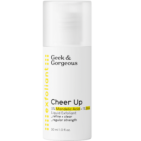 Geek & Gorgeous - Cheer Up - Mittleres Peeling für Misch- und Aknehaut mit 6 % Mandelsäuren und BHA - 30ml