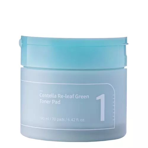 Numbuzin - No.1 Centella Re-leaf Green Toner Pad - Gesichtspads mit Centella Asiatica - 70pcs.