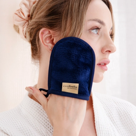 Cosibella Accessories - Handschuh zum Entfernen von Make-up nur mit Wasser - Pacific Blue