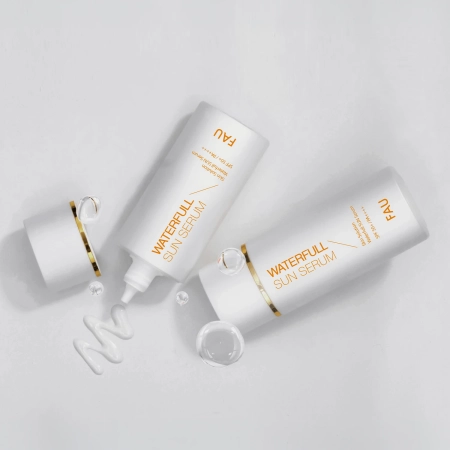 FAU - Skin Solution Waterfull Sun Serum SPF50+ PA++++ - Feuchtigkeitsspendendes Sonnenschutz-Serum - 50ml