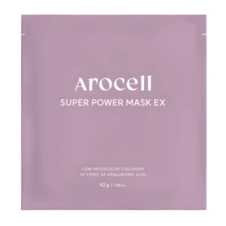 Arocell - Super Power Mask EX - Feuchtigkeitsspendende Hydrogel-Gesichtsmaske - 42g