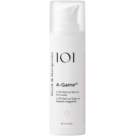 Geek & Gorgeous - A-Game 20 - Anti-Falten Serum mit Retinal 0.2% und Ectoine - 30ml