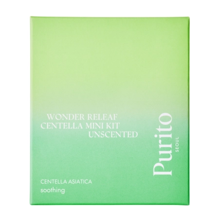 Purito Seoul - Wonder Releaf Centella Mini Kit Unscented - Set mit parfümfreien lindernden Produkten