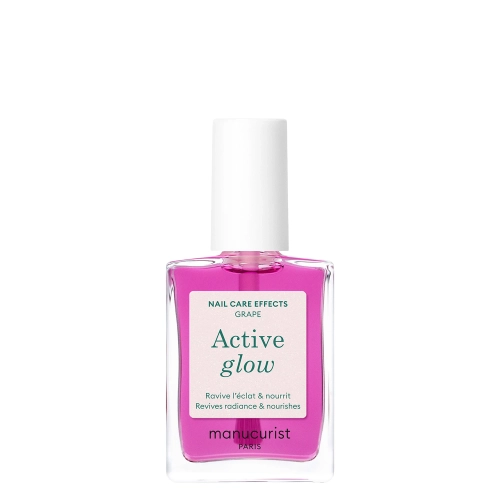 Manucurist - Active - Active Glow - Pflegender 2-in-1-Nagellack - Grape - 15ml